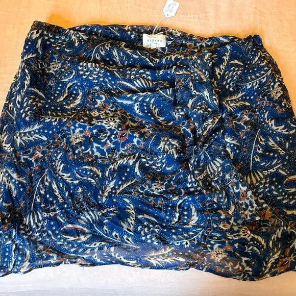 Sézane - dark blue - mini skirt - EU 46 - Picture 1 of 3
